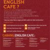 Poster English cafe